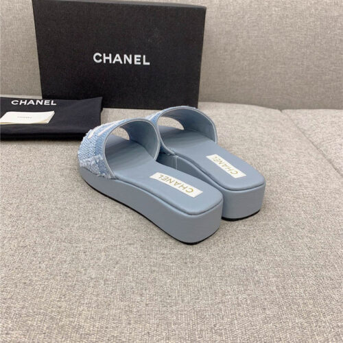 High Quality Luxury Chanel Summer New Platform Slippers product detail