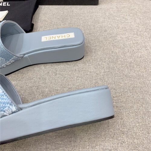 High Quality Luxury Chanel Summer New Platform Slippers product detail