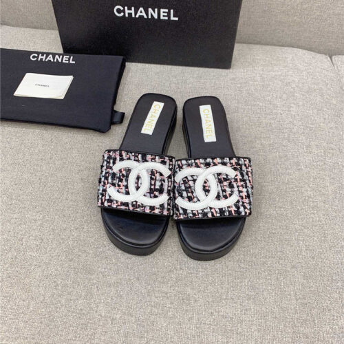 High Quality Luxury Chanel Summer New Platform Slippers – Style 73222 product detail