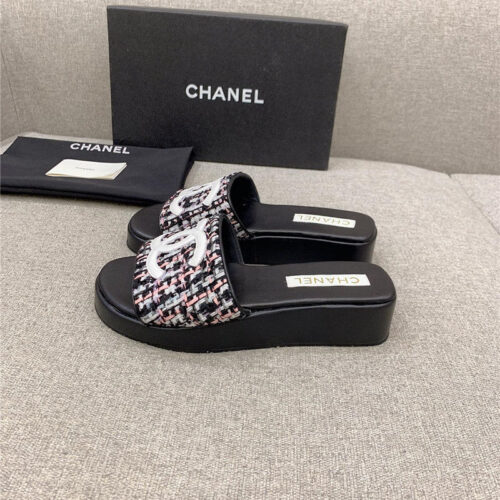 High Quality Luxury Chanel Summer New Platform Slippers – Style 73222 alternate view