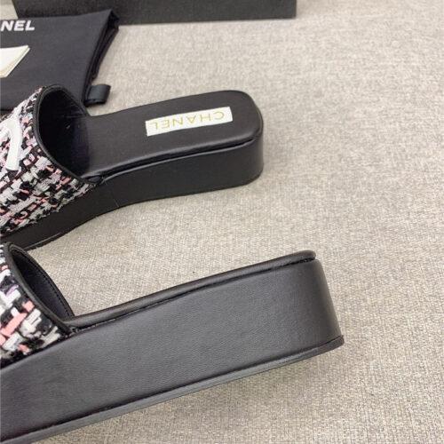 High Quality Luxury Chanel Summer New Platform Slippers – Style 73222 product detail