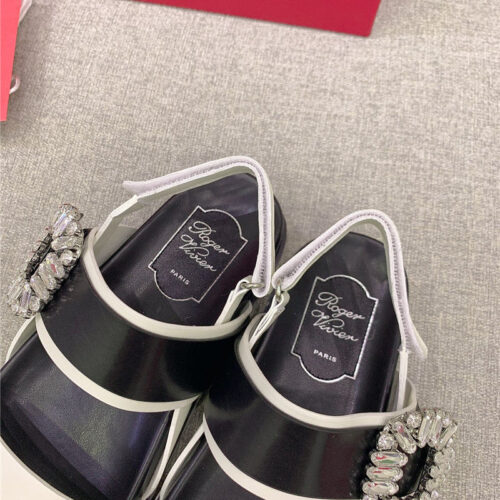 High Quality Luxury Roger Vivier Velcro Mule Slides product detail