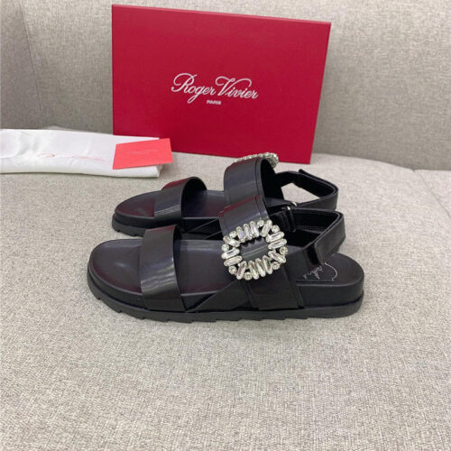 High Quality Luxury Roger Vivier Velcro Mule Slides – Style 63476 product detail