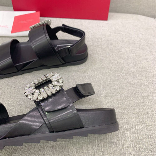 High Quality Luxury Roger Vivier Velcro Mule Slides – Style 63476 product detail