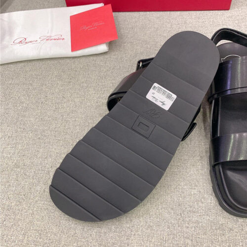 High Quality Luxury Roger Vivier Velcro Mule Slides – Style 63476 product detail