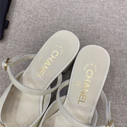 High Quality Luxury Chanel Summer New High Heel Slippers product detail