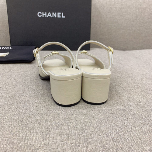 High Quality Luxury Chanel Summer New High Heel Slippers product detail