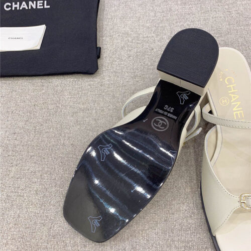 High Quality Luxury Chanel Summer New High Heel Slippers product detail
