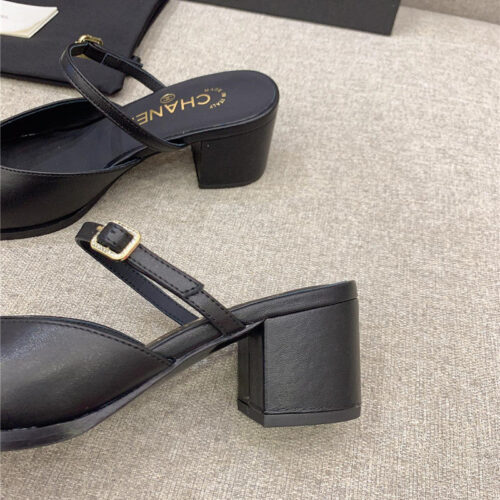 High Quality Luxury Chanel Summer New High Heel Slippers – Style 67590 product detail