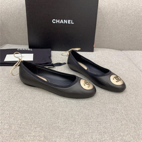 High Quality Luxury Chanel Vintage Flat Shoes