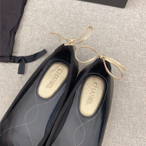 High Quality Luxury Chanel Vintage Flat Shoes product detail