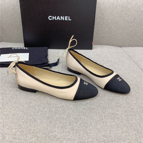 High Quality Luxury Chanel Vintage Flat Shoes – Style 09798