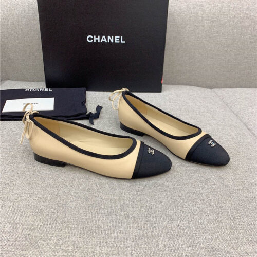 High Quality Luxury Chanel Vintage Flat Shoes – Style 73638