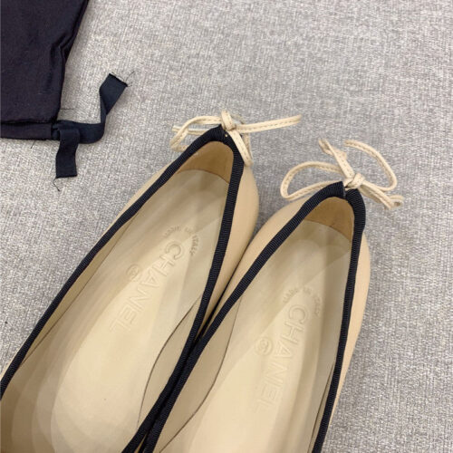 High Quality Luxury Chanel Vintage Flat Shoes – Style 73638 product detail
