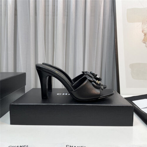 High Quality Luxury Chanel Spring And Summer New Product Camellia Slippers product detail