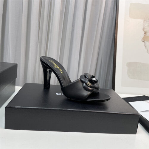High Quality Luxury Chanel Spring And Summer New Product Camellia Slippers product detail
