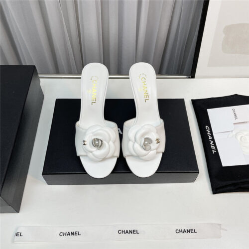 High Quality Luxury Chanel Spring And Summer New Product Camellia Slippers – Style 41670 product detail