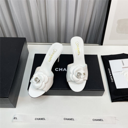 High Quality Luxury Chanel Spring And Summer New Product Camellia Slippers – Style 41670 alternate view