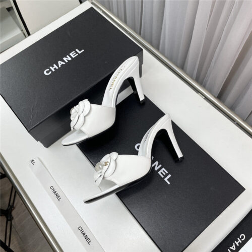 High Quality Luxury Chanel Spring And Summer New Product Camellia Slippers – Style 41670 product detail