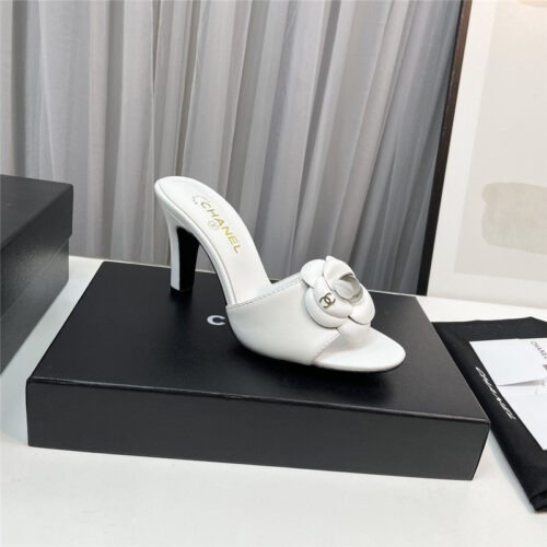 High Quality Luxury Chanel Spring And Summer New Product Camellia Slippers – Style 41670 product detail