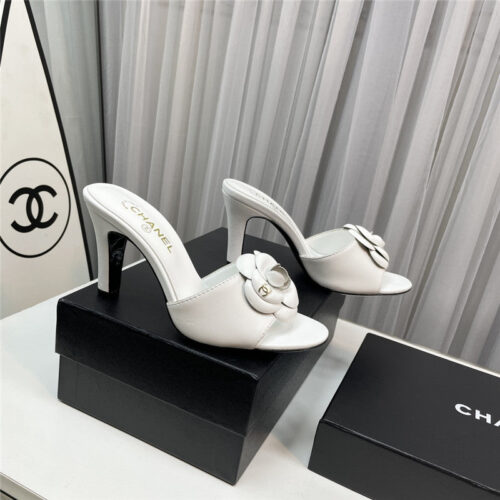 High Quality Luxury Chanel Spring And Summer New Product Camellia Slippers – Style 41670
