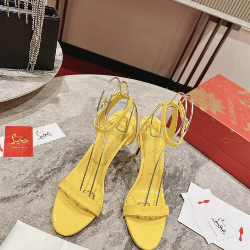 High Quality Luxury Christian Louboutin Strappy Sandals alternate view