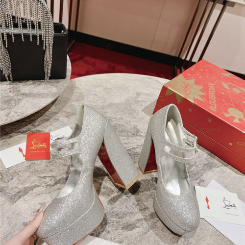 High Quality Luxury Christian Louboutin Big Water Platform Mary Jane Sandals product detail