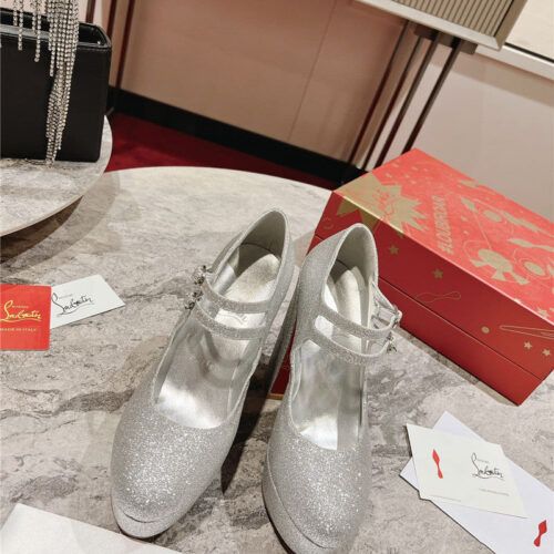 High Quality Luxury Christian Louboutin Big Water Platform Mary Jane Sandals product detail