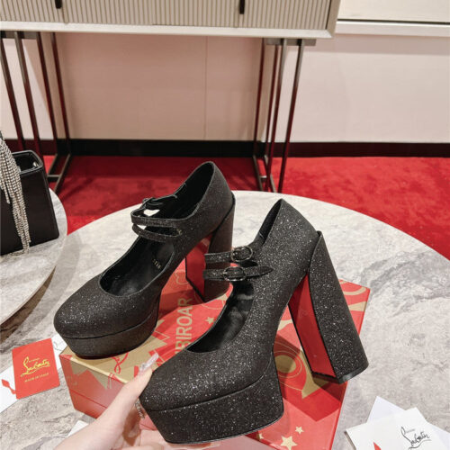 High Quality Luxury Christian Louboutin Big Water Platform Mary Jane Sandals – Style 32820 product detail