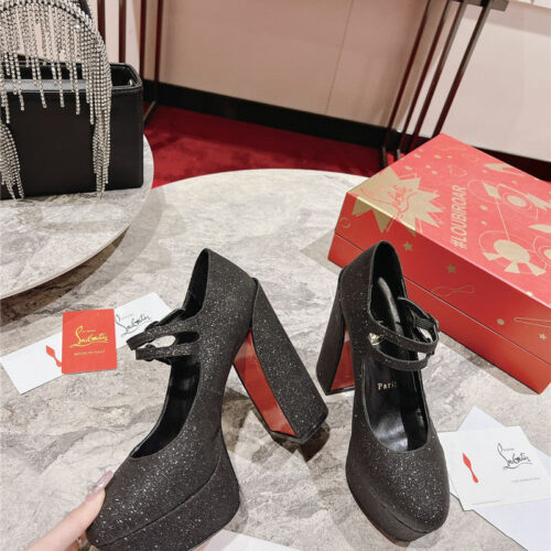 High Quality Luxury Christian Louboutin Big Water Platform Mary Jane Sandals – Style 32820 alternate view