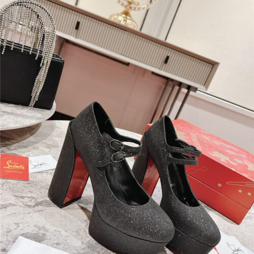 High Quality Luxury Christian Louboutin Big Water Platform Mary Jane Sandals – Style 32820