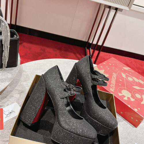 High Quality Luxury Christian Louboutin Big Water Platform Mary Jane Sandals – Style 32820 product detail