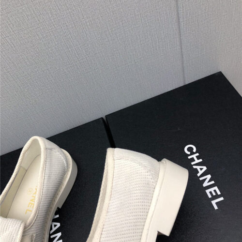 High Quality Luxury Chanel Ankle Velcro Logo Color Block Shoes – Style 06086 product detail