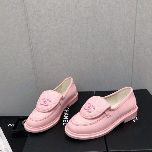High Quality Luxury Chanel Ankle Velcro Logo Color Block Shoes