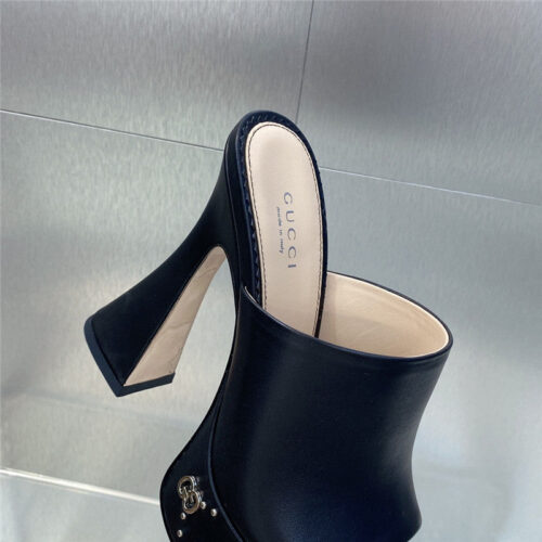 High Quality Luxury Gucci High Heel Round Toe Candy Color Womens Shoes – Style 53427 product detail