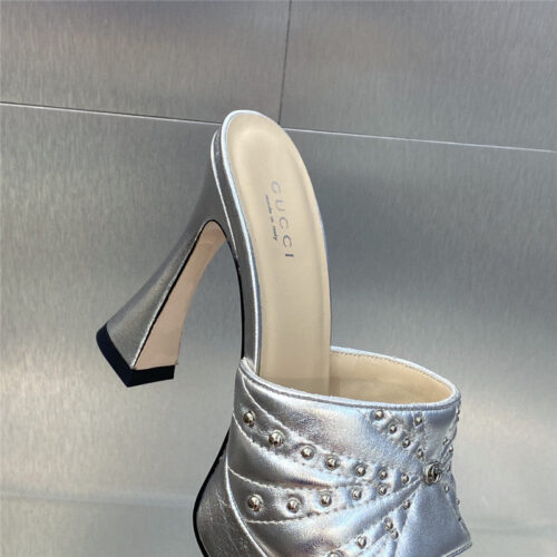 High Quality Luxury Gucci High Heel Round Toe Candy Color Womens Shoes – Style 15571 product detail