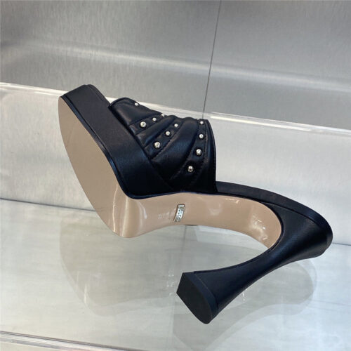 High Quality Luxury Gucci High Heel Round Toe Candy Color Womens Shoes – Style 46643 product detail