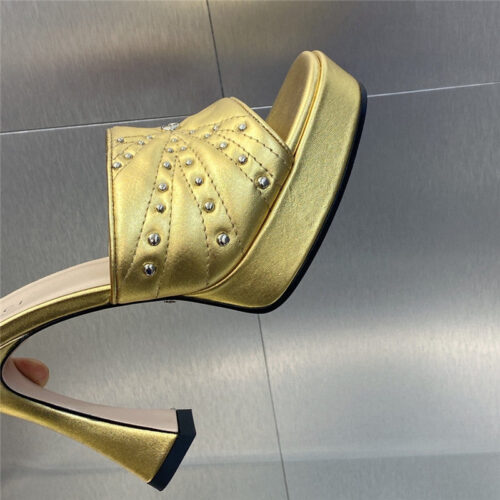 High Quality Luxury Gucci High Heel Round Toe Candy Color Womens Shoes – Style 44947 product detail