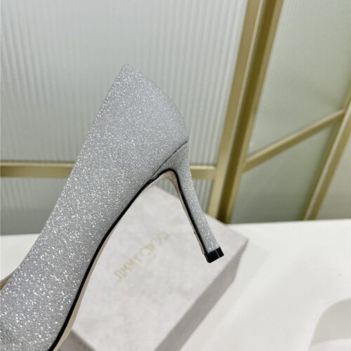 High Quality Luxury Jimmy Choo New Logo Print Webbing Square Toe Flat Shoes – Style 91159 product detail