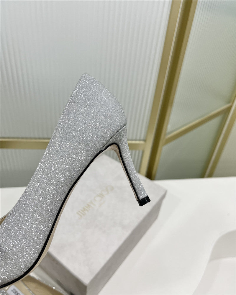 High Quality Luxury Jimmy Choo New Logo Print Webbing Square Toe Flat Shoes – Style 91159 product detail