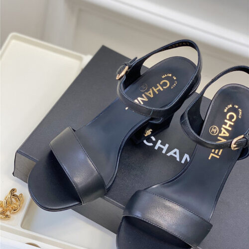 High Quality Luxury Chanel New Pearl Heel Sandals product detail