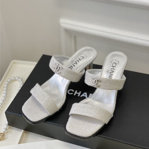 High Quality Luxury Chanel Second-Hand Series Braided Surface Sandals alternate view