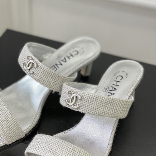 High Quality Luxury Chanel Second-Hand Series Braided Surface Sandals product detail