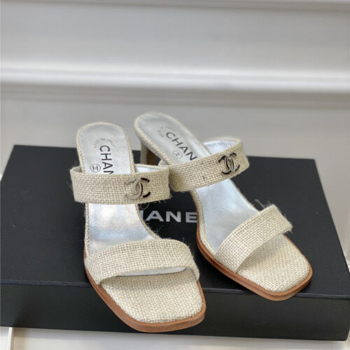 High Quality Luxury Chanel Second-Hand Series Braided Surface Sandals – Style 19878