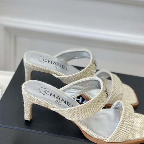 High Quality Luxury Chanel Second-Hand Series Braided Surface Sandals – Style 19878 product detail