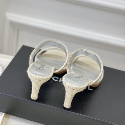 High Quality Luxury Chanel Second-Hand Series Braided Surface Sandals – Style 19878 product detail