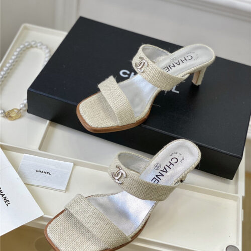 High Quality Luxury Chanel Second-Hand Series Braided Surface Sandals – Style 19878 product detail