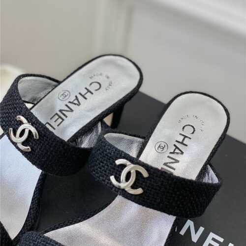 High Quality Luxury Chanel Second-Hand Series Braided Surface Sandals – Style 16486 product detail