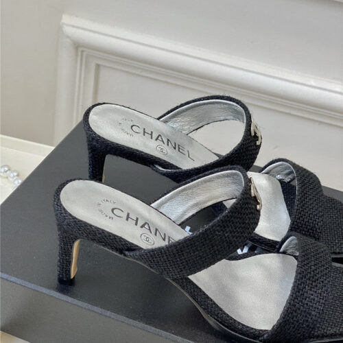 High Quality Luxury Chanel Second-Hand Series Braided Surface Sandals – Style 16486 product detail
