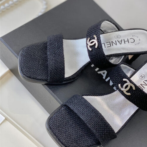 High Quality Luxury Chanel Second-Hand Series Braided Surface Sandals – Style 16486 product detail